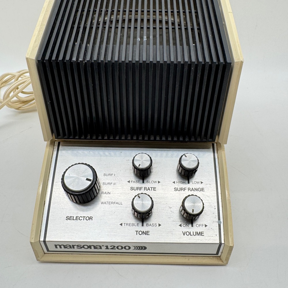 Vintage Marpac Marsona 1200 Sound Conditioner Noise Machine Analog Sleep Tested